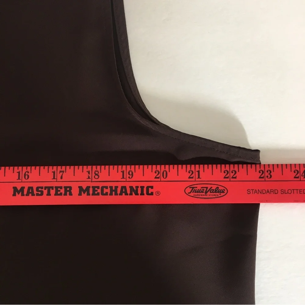 Notations Brown Layering Office Sleeveless Top, Women's XL - Picture 7 of 8